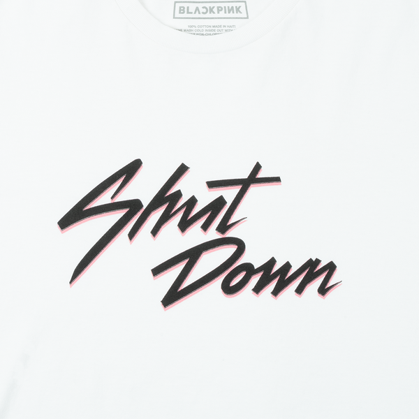 SHUT DOWN LOGO TEE – BLACKPINK | SHOP