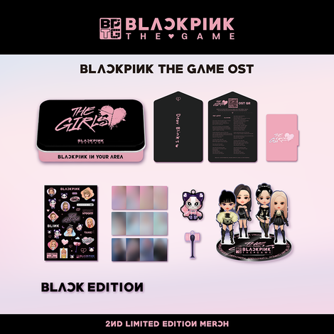 BLACKPINK THE GAME OST MERCH - BLACK EDITION