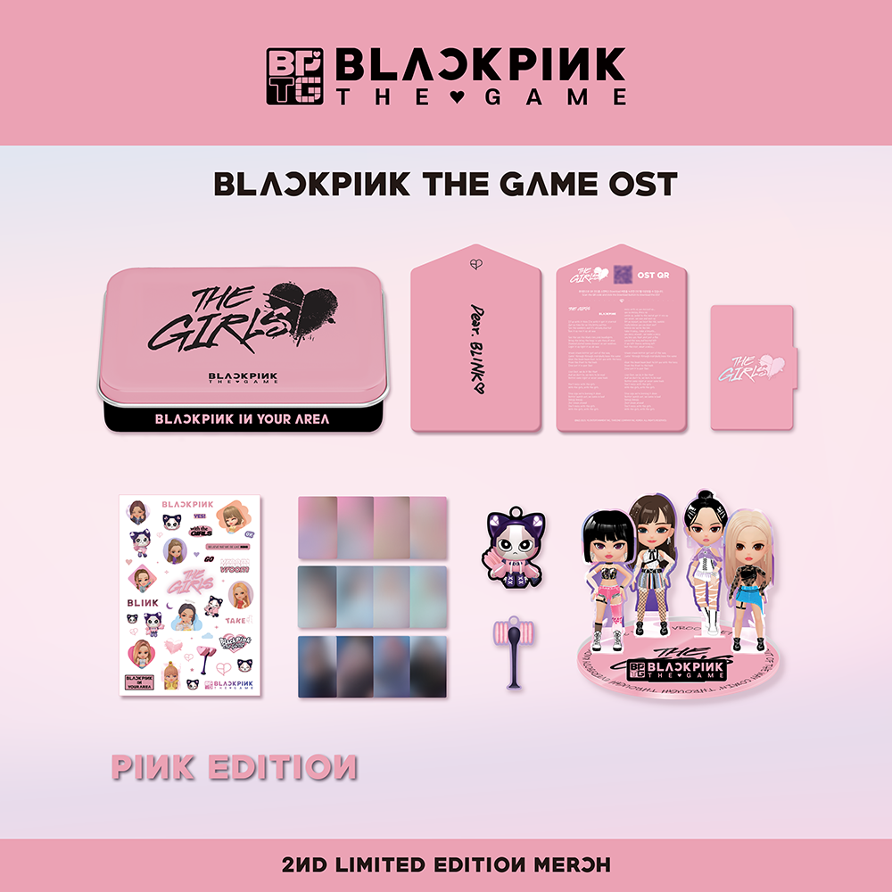 BLACKPINK THE GAME OST MERCH PINK EDITION BLACKPINK SHOP