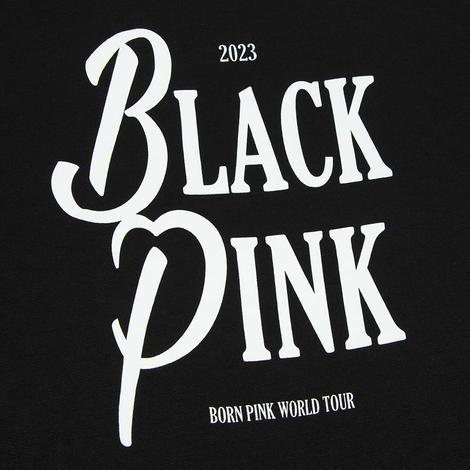 Black Pink Encore Tour 2023 Hoodie detail
