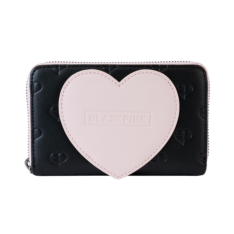 Loungefly BLACKPINK All-Over-Print Heart Zip Around Wallet
