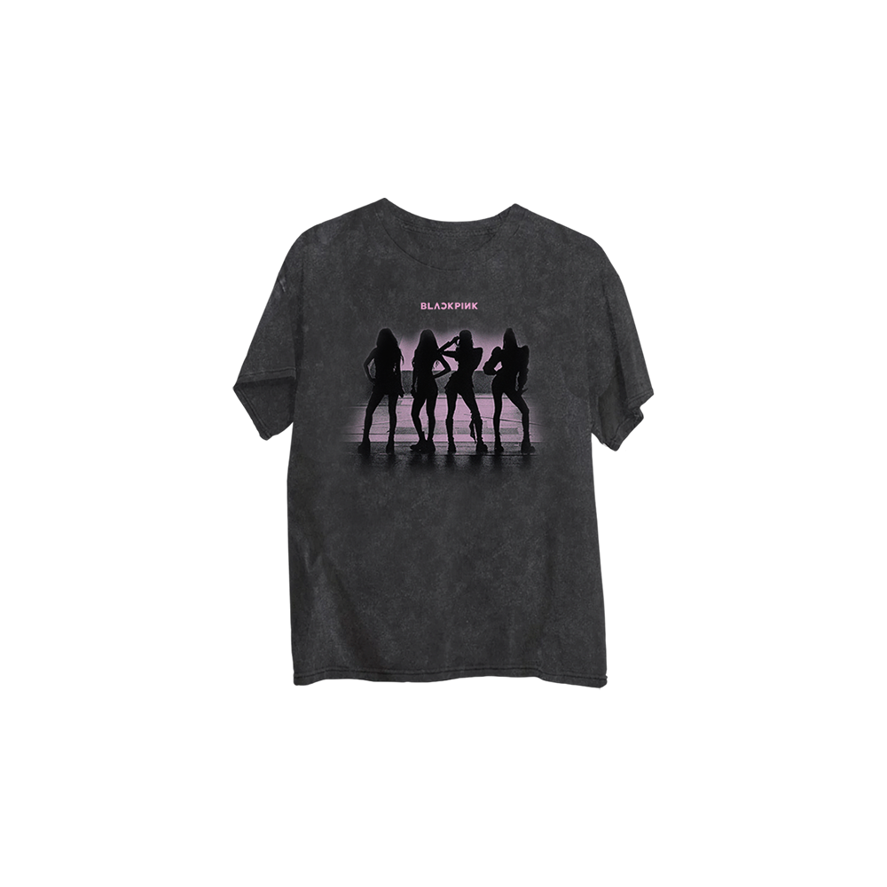 Tee shirt black discount pink